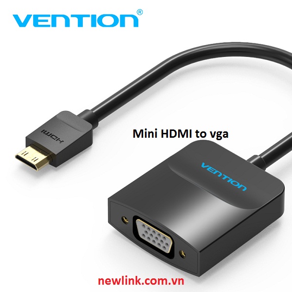 Cáp chuyển đổi Mini HDMI sang VGA Vention AGABB